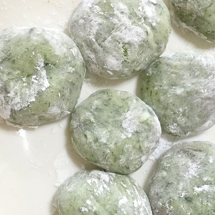 ヨモギで作る草餅〜ホームベーカリーで簡単~